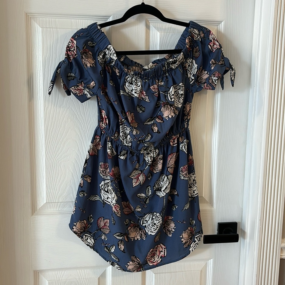 Strapless Mini Sun Dress